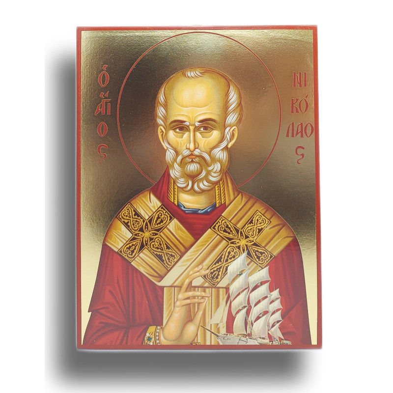 Ikona Svatého Mikuláše Divotvůrce, Patrona Štědrosti a Spravedlnosti