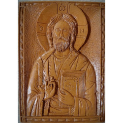 Vosková Ikona Žehnajícího Krista - Symbol Naděje a Požehnání