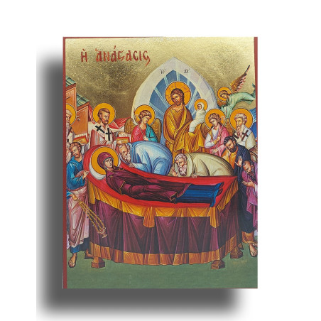 Ikona Zesnutí Přesvaté Bohorodice, Moment Konečného Přechodu