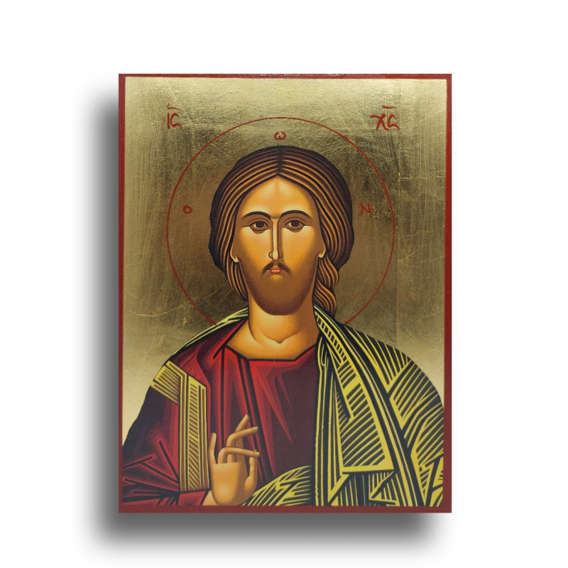 Ikona žehnajícího Krista IC XC
