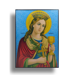 Ikona Svaté Barbory - klasický styl