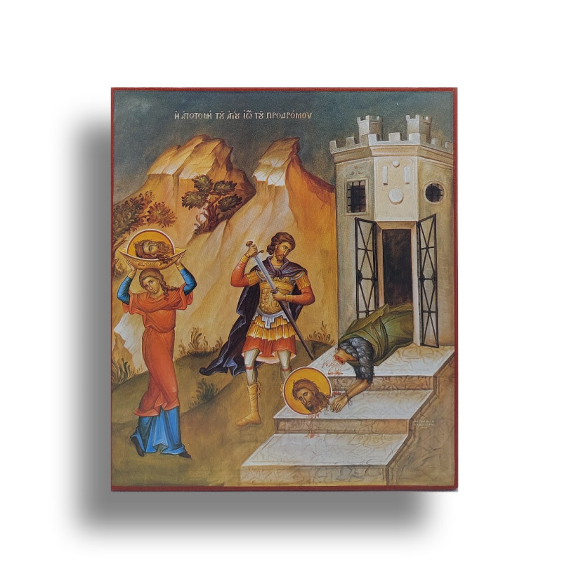 Ikona  "Zesnutí Jana Křtitele"