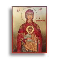 Ikona Panny Marie Osvoboditelky (Eleutherotria) - Ochrana a Milost (Malý formát)