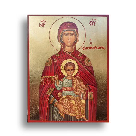 Ikona Panny Marie Osvoboditelky (Eleutherotria) - Ochrana a Milost (Malý formát)