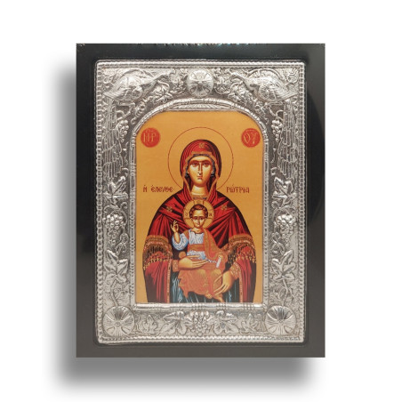 Kovová Ikona Panny Marie Osvoboditelky