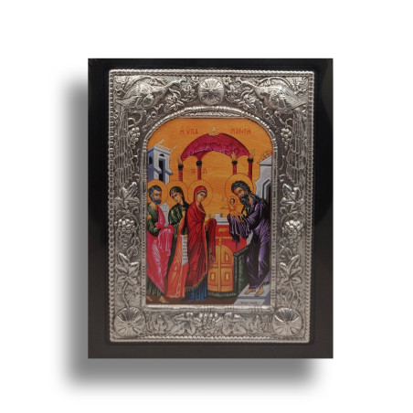 Kovová Ikona "Uvedení Ježíše do chrámu"