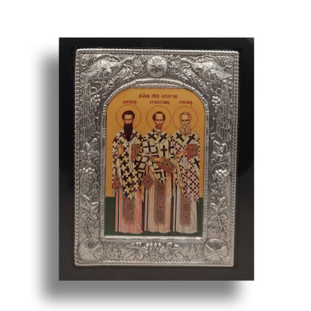 Ikona Svatých Basila Velikého, Jana Zlatoústého a Řehoře z Nyssy