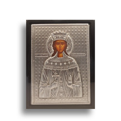 Kovová Ikona Svaté Ireny