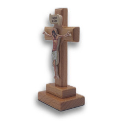 GPT

Dřevěný Kříž s Podstavcem 11,5x6 cm - Přírodní: