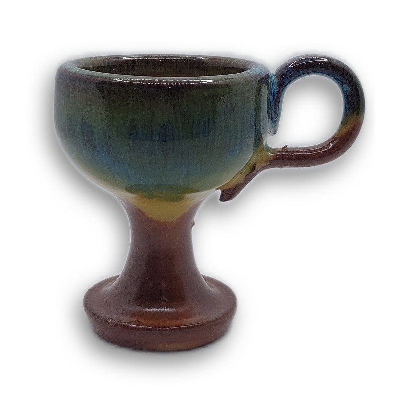 Keramická Kadidelnice Hnědo-Zelená: Tradiční Řecký Design