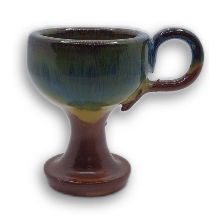 Keramická Kadidelnice Hnědo-Zelená: Tradiční Řecký Design