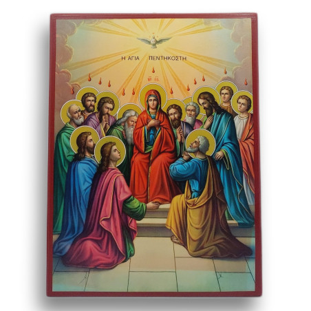 Ikona Vylití Ducha Svatého o Letnicích