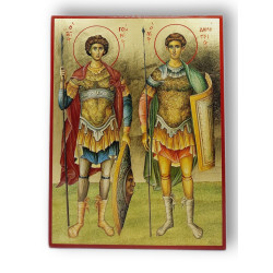 Ikona sv. Jiří a Demetria