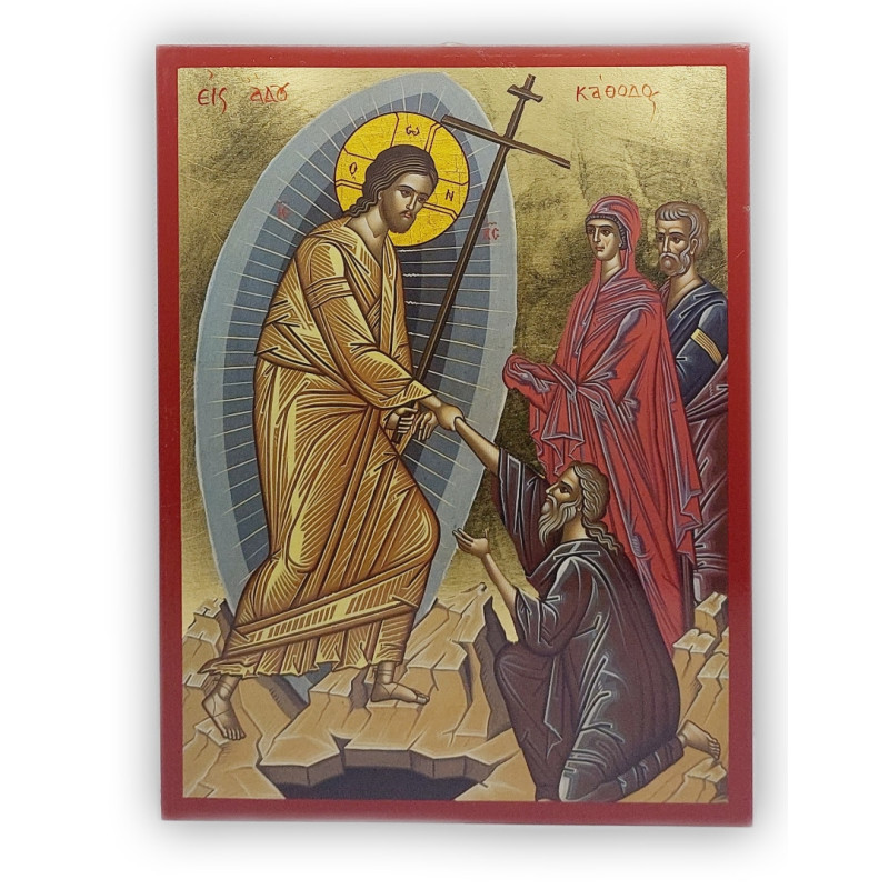 Ikona Krista sestupujícího do podsvětí