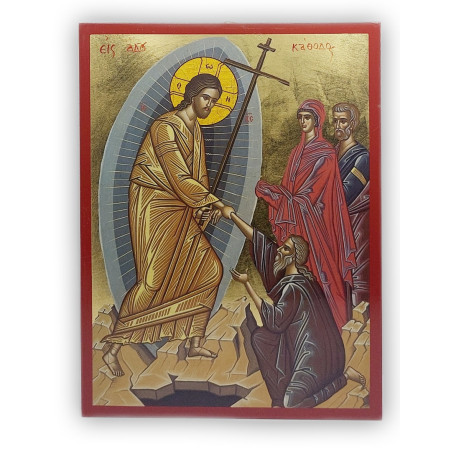 Ikona Krista sestupujícího do podsvětí