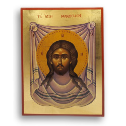 Ikona Krista na plátně