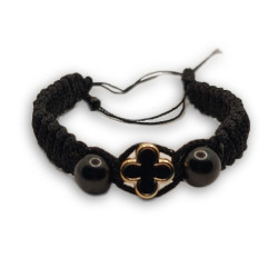 Řecký Modlitební Náramek s Zlatým Křížem