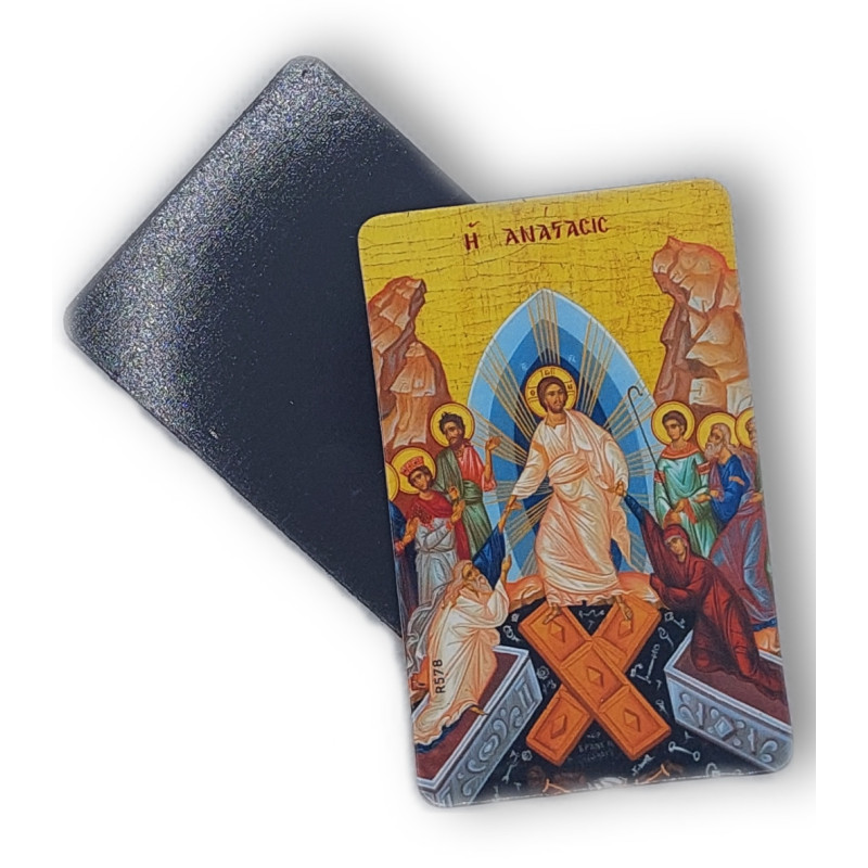 Magnetka s Ikónou Kristova Sestupu do Podsvětí