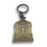 Klíčenka s Reliéfem Panny Marie a Krista - Bronzový Tón