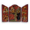 Triptych "Zvěstování Panně Marii" se sv. Jiřím a Demetriem