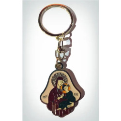 Klíčenka s Pannou Marií a Kristem na Dlani