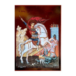 Ikona Sv. Jiří bojující s drakem