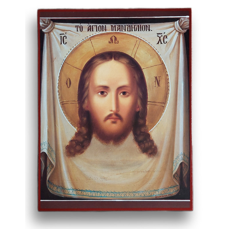 Ikona Krista na plátně - klasický styl