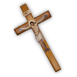 Dřevěný kříž z Řecka na pověšení