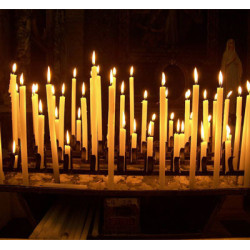 Ortodoxní kostelní svíčky z včelího vosku 950 gr