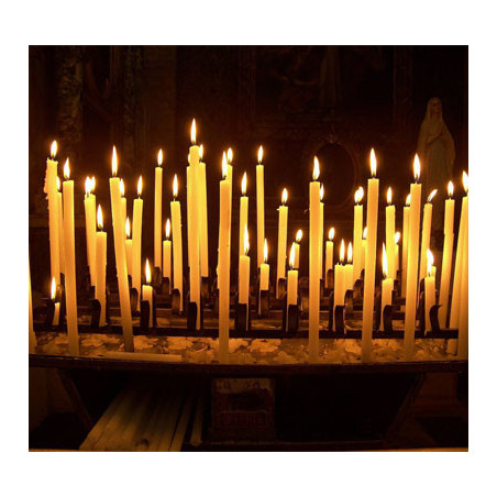 Ortodoxní kostelní svíčky z včelího vosku 950 gr