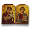 Diptych Bohorodičky a Krista Pantokratora – Ikony Velké milosti