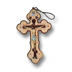 Ortodoxní byzantský kříž 20 x 13 cm