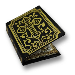 Ikonový diptych s Pannou Marií  a Zvěstováním Panny Marie (12 x 7 cm)