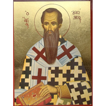 Ikona svatého Basila Velikého – Otec moudrosti a duchovní hloubky