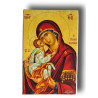 Dřevěná Krabička s Ikonou Panny Marie Glykofilusa