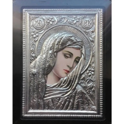 KOVOVÁ IKONA PANNY MARIE: Umělecké Dílo Inspirované Byzancí