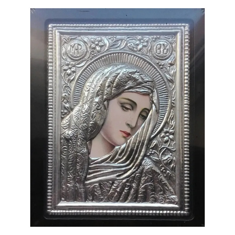 KOVOVÁ IKONA PANNY MARIE: Umělecké Dílo Inspirované Byzancí