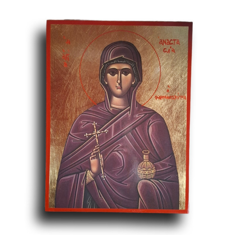 Ikona svaté Anastázie Farmakolytrie – ochrana před jedem a duchovní temnotou
