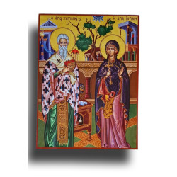 Ikona sv. Justína a Cyprián