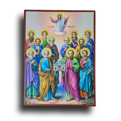 Ikona Dvanáct apoštolů – sloupy Církve a hlasatelé pravdy