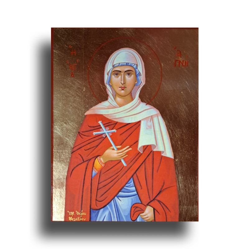 Ikona svaté Anežky – světlo čistoty a odvahy v temných časech