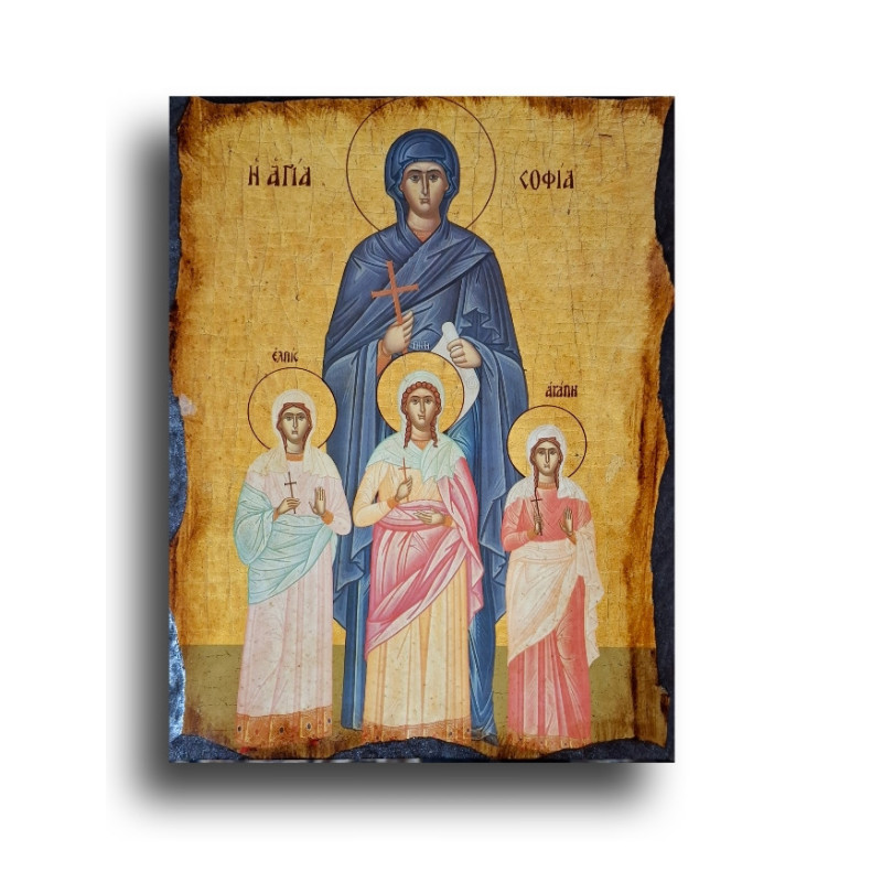 Ikona svaté Sofie s dcerami – Víra, Naděje a Láska