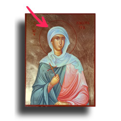 Ikona svaté Kleopatry – Dotýká se nás i ve své křehkosti