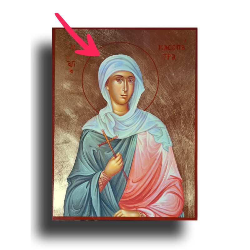 Ikona svaté Kleopatry – Dotýká se nás i ve své křehkosti