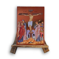 Dřevěný stojánek na ikony – výška 30 cm, šířka 26 cm