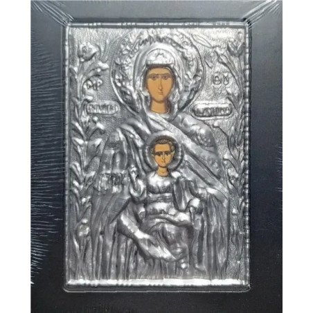 Kovová ikona Panny Marie Osvoboditelky (Eleutherotria)