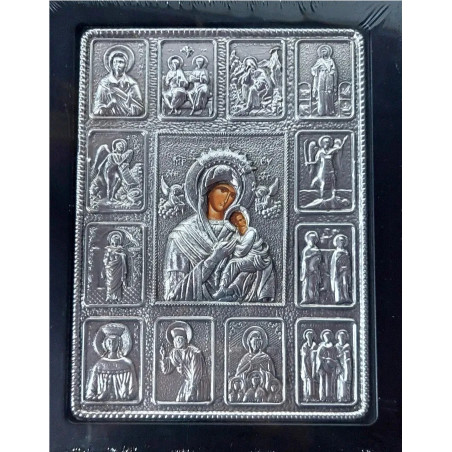 Kovová ikona Panny Marie - Ikonostas II.