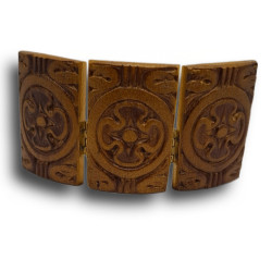 Triptych: Panna Maria Eleusa, Kristus Pantokrator a svatý Jan Křtitel