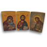 Triptych: Panna Maria Eleusa, Kristus Pantokrator a svatý Jan Křtitel