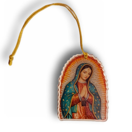 Přívěsek do auta s motivem Panny Marie